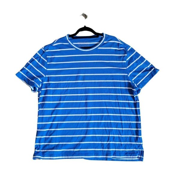 Mens Banana Republic Royal blue and white striped top. GUC - Picture 1 of 5